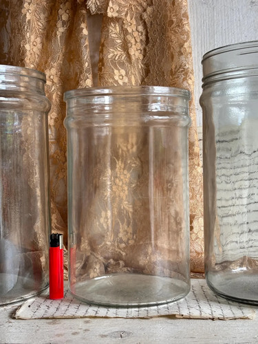 Vintage vaso cilindro vetro - vintage,